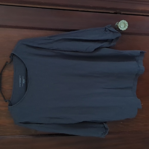 J.Jill Pure Jill Gray Organically Grown Perfectly Relaxed Top Size XS - Picture 1 of 5